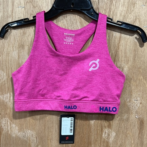Peloton Heathered Strappy Sports Bra, S - Picture 3 of 11